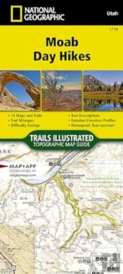 Moab Day Hikes Map Guide