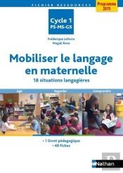 Mobiliser Le Langage En Maternelle