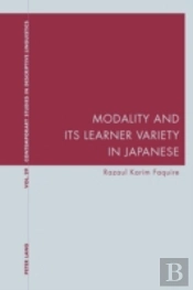 Modality And Its Learner Variety In Japanese