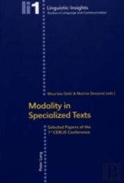 Modality In Specialized Texts