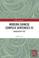 Modern Chinese Complex Sentences Iii