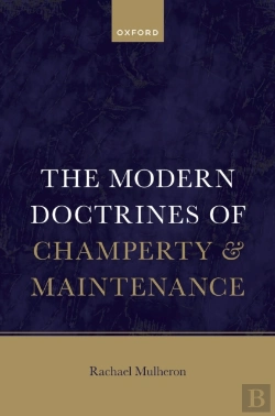 Bertrand.pt - Modern Doctrines Of Champerty And Maintenance