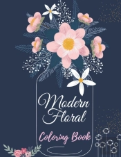 Modern Floral Coloring Book