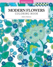 Modern Flowers Coloring Book