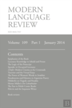 Bertrand.pt - Modern Language Review (109:1) January 2014