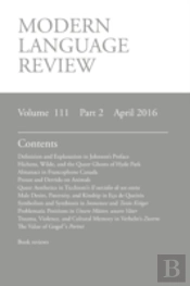 Modern Language Review (111