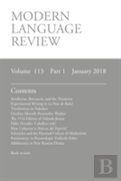 Modern Language Review (113