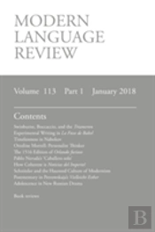 Modern Language Review (113