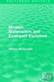 Modern Materialism And Emergent Evolution