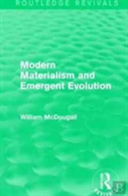 Bertrand.pt - Modern Materialism And Emergent Evolution