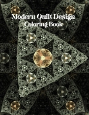 Modern Quilt Design Coloring Book