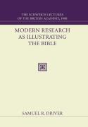Modern Research As Illustrating The Bible