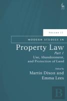 Modern Studies In Property Law, Volume 13, Part 1
