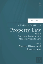 Modern Studies In Property Law, Volume 13, Part 2