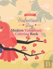 Modern Valentines Coloring Book