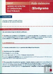 Modes De Scrutin Et Operations Electorales