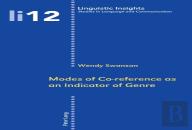 Modes Of Co-Reference As An Indicator Of Genre