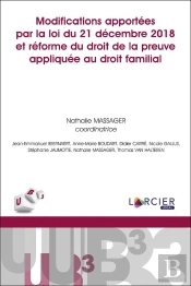 Modifications Apportées Par La Loi Du 21 Décembre 2018 Et Réforme Du Droit Preuve Appliquée Au Droit Familial