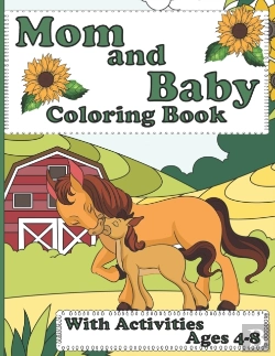 Bertrand.pt - Mom And Baby Animal Coloring Book