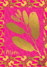 Mom Gold Leaves Journal
