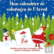 Mon Cahier De Coloriages De L'Avent
