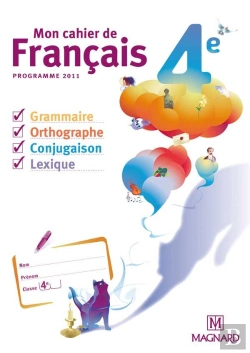 Bertrand.pt - Mon Cahier De Francais ; 4eme