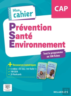 Bertrand.pt - Mon Cahier De Prévention Santé Environnement (Pse) Cap (2026) - Pochette Élève