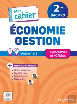 Bertrand.pt - Mon Cahier D'Économie-Gestion : 2de Bac Pro ; Pochette Élève (Édition 2025)
