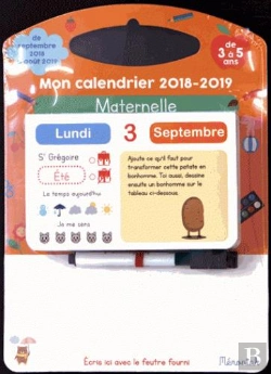 Bertrand.pt - Mon Calendrier Memoniak 2018-2019 Maternelle