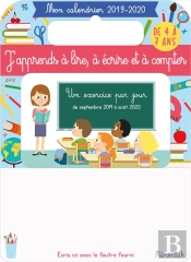 Mon Calendrier Memoniak 2019-2020 J'Apprends A Lire, A Ecrire Et A Compter