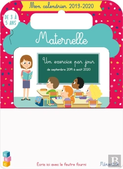 Bertrand.pt - Mon Calendrier Memoniak 2019-2020 Maternelle