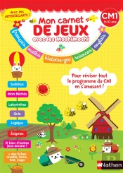 Mon Carnet De Jeux Moshi Moshi Cm1