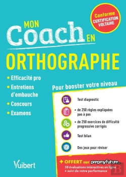 Bertrand.pt - Mon Coach En Orthographe ; Pour Booster Votre Niveau