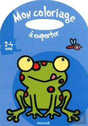 Mon Coloriage À Emporter ; 2-4 Ans ;  Grenouille