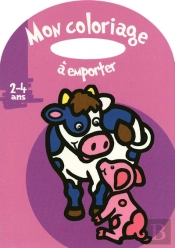 Mon Coloriage À Emporter ; Vache ; 2/4 Ans