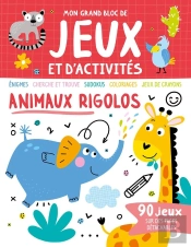 Mon Grand Bloc De Jeux Et D'Activités : Animaux Rigolos