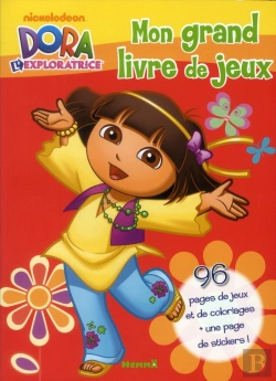 Bertrand.pt - Mon Grand Livre De Jeux (Visuel Rouge) Dora L'Exploratrice