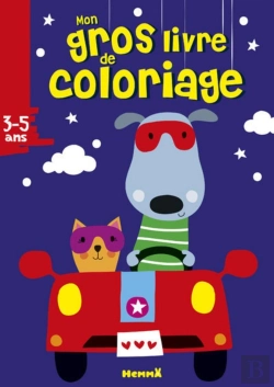 Bertrand.pt - Mon Gros Livre De Coloriage (Chien-Chat Dans Voiture)