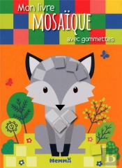 Mon Livre Mosaique Avec Gommettes (Loup)
