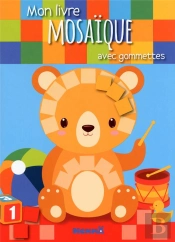 Mon Livre Mosaique Avec Gommettes (Ours)