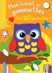 Mon Livret De Gommettes ; Hibou ; 3 Ans