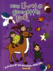 Mon Livret De Gommettes Noel Gommettes Metalisees (Visuel Lutins + Renne)
