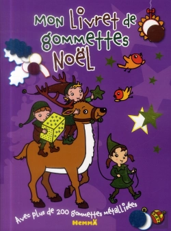 Bertrand.pt - Mon Livret De Gommettes Noel Gommettes Metalisees (Visuel Lutins + Renne)