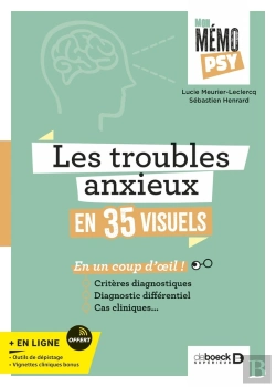 Bertrand.pt - Mon Mémo Psy : Les Troubles Anxieux En 35 Visuels : Critères Diagnostiques, Diagnostic Différentiel, Cas Clinique En Un Coup D'Oeil...