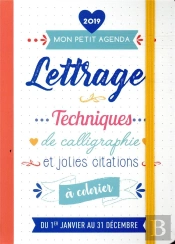 Mon Petit Agenda Lettrage 2019