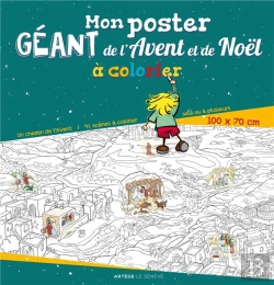 Bertrand.pt - Mon Poster Géant De L'Avent Et De Noël À Colorier
