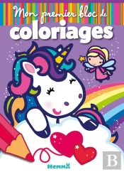 Mon Premier Bloc De Coloriages (Fees Et Licornes)