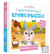 Mon Premier Livre Puzzle : Disney Baby : Panpan Et La Ferme