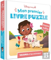 Mon Premier Livre Puzzle : Disney Baby : Vaiana Et Les Animaux