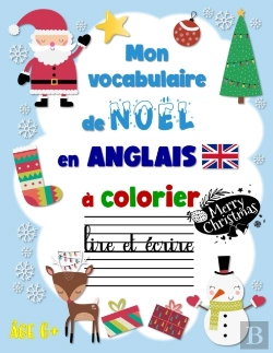 Bertrand.pt - Mon Vocabulaire Anglais De Noel A Colorier, Lire Et Ecrire